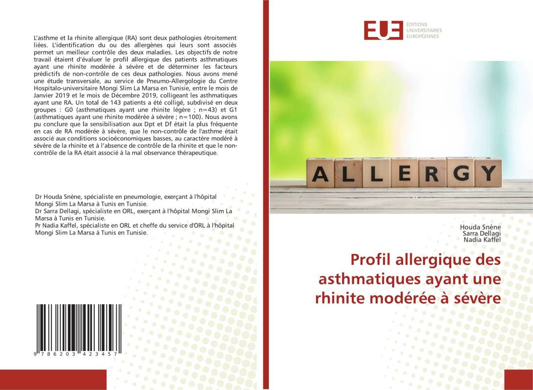 Profil allergique des asthmatiques ayant une rhinite modérée à sévère