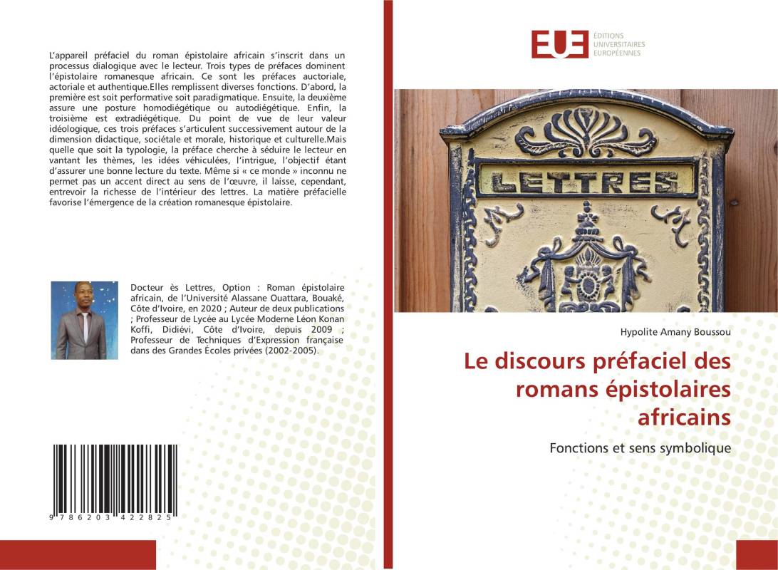 Le discours préfaciel des romans épistolaires africains