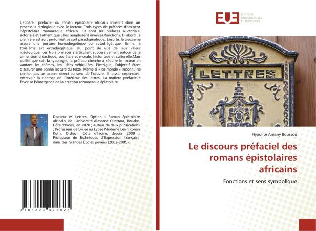 Le discours préfaciel des romans épistolaires africains