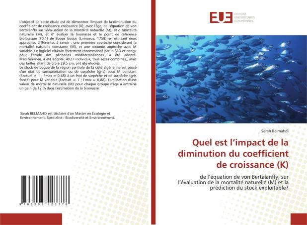 Quel est l’impact de la diminution du coefficient de croissance (K)