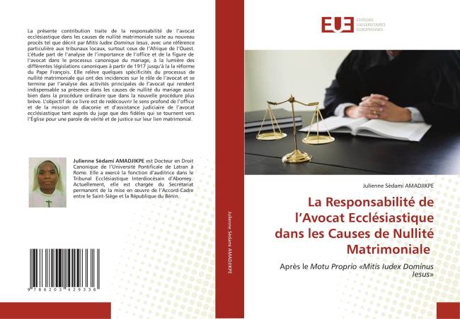 La Responsabilité de l’Avocat Ecclésiastique dans les Causes de Nullité Matrimoniale