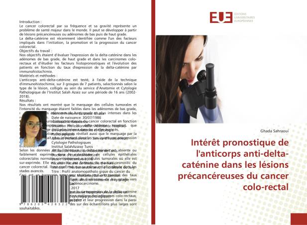 Intérêt pronostique de l&#039;anticorps anti-delta-caténine dans les lésions précancéreuses du cancer colo-rectal