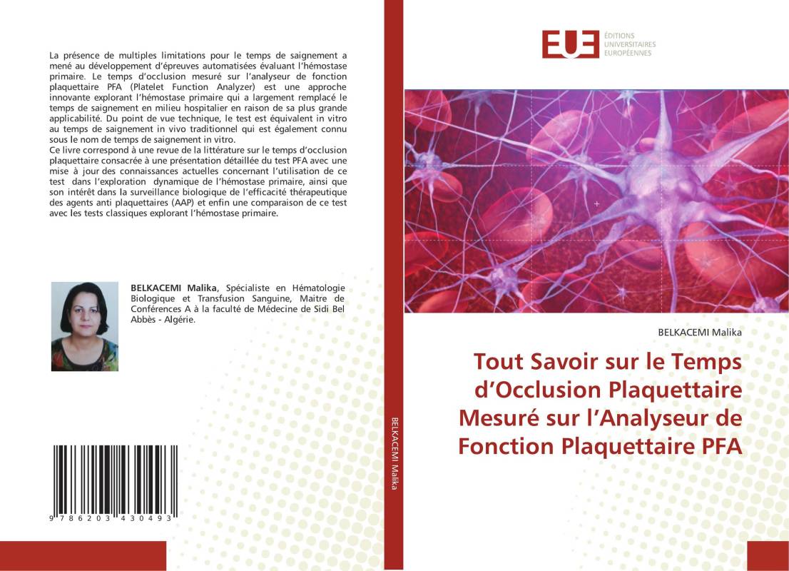 Tout Savoir sur le Temps d’Occlusion Plaquettaire Mesuré sur l’Analyseur de Fonction Plaquettaire PFA