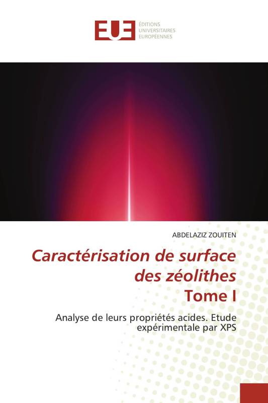 Caractérisation de surface des zéolithes Tome I