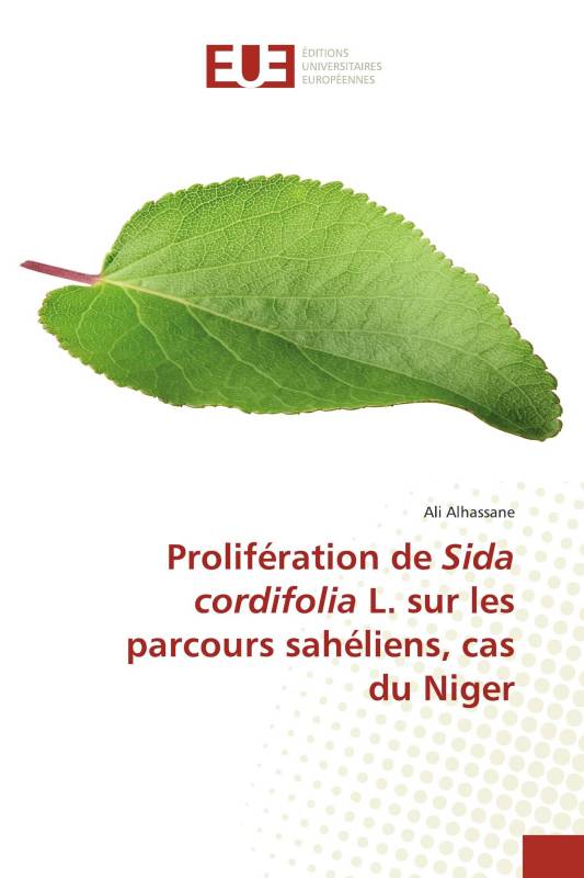 Prolifération de Sida cordifolia L. sur les parcours sahéliens, cas du Niger