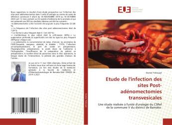 Etude de l'infection des sites Post-adénomectomies transvesicales