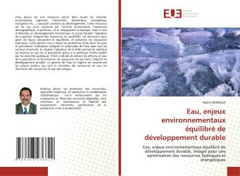 Eau, enjeux environnementaux équilibré de développement durable