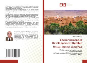 Environnement et Développement Durable Niveaux Mondial et des Pays