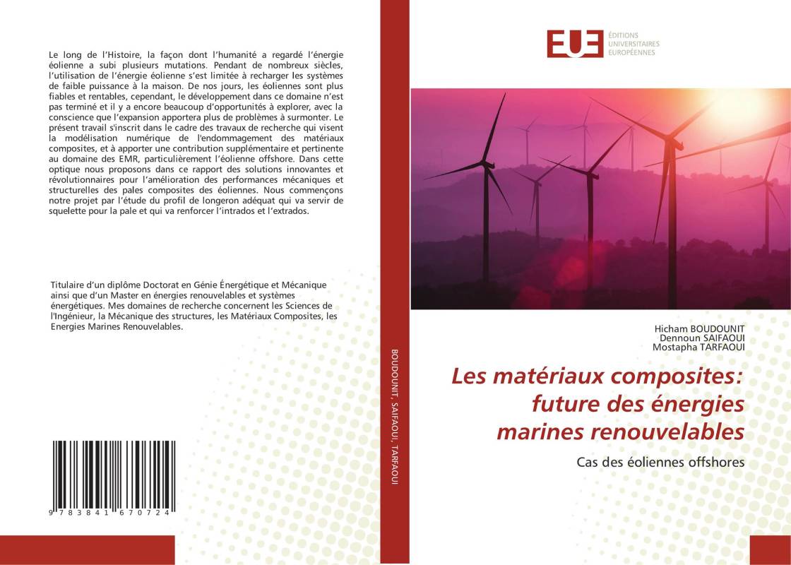 Les matériaux composites: future des énergies marines renouvelables