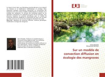 Sur un modèle de convection diffusion en écologie des mangroves