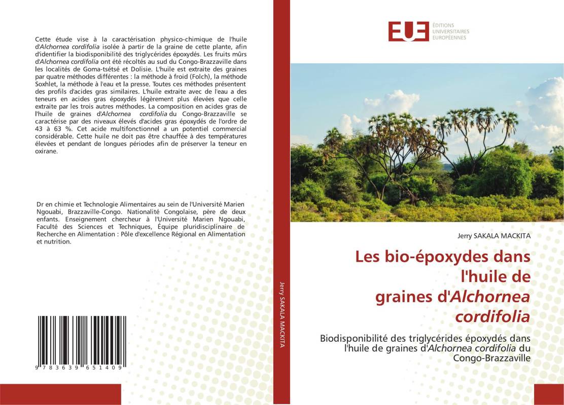 Les bio-époxydes dans l'huile de graines d'Alchornea cordifolia