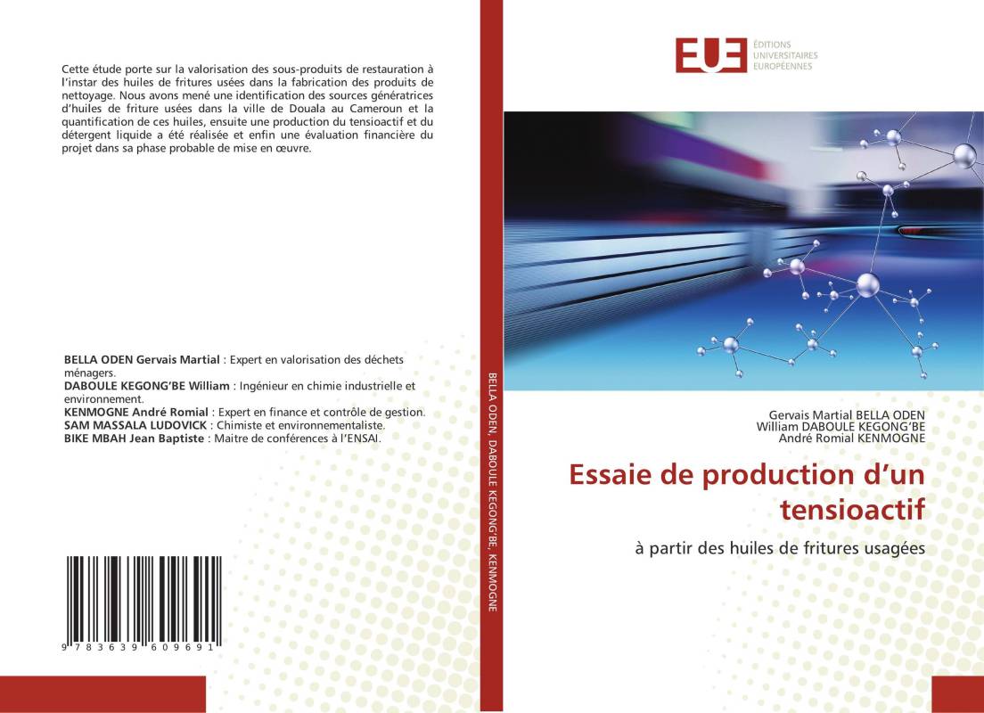 Essaie de production d’un tensioactif