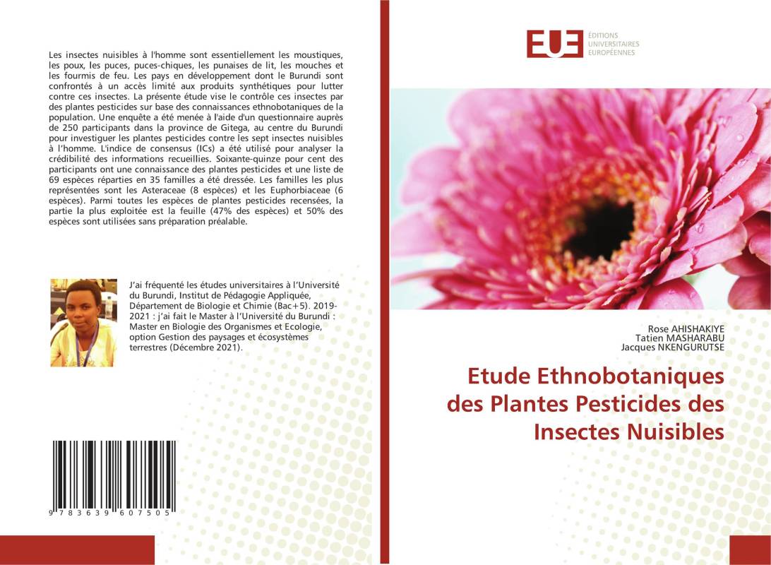 Etude Ethnobotaniques des Plantes Pesticides des Insectes Nuisibles