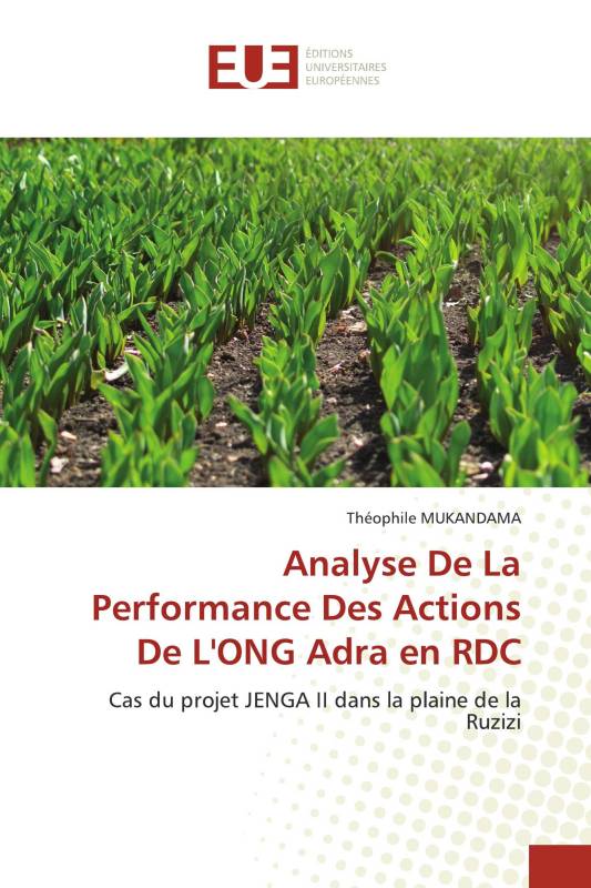 Analyse De La Performance Des Actions De L'ONG Adra en RDC