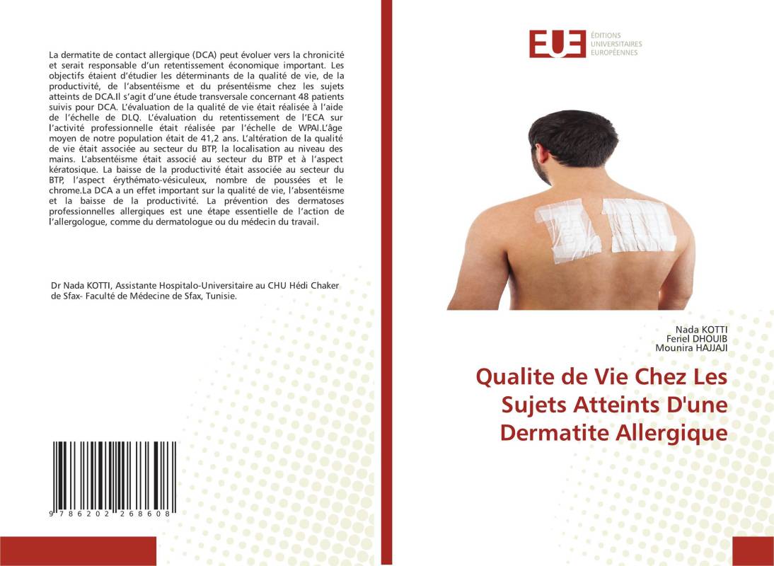 Qualite de Vie Chez Les Sujets Atteints D'une Dermatite Allergique