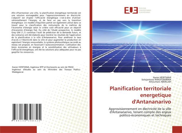 Planification territoriale energetique d'Antananarivo