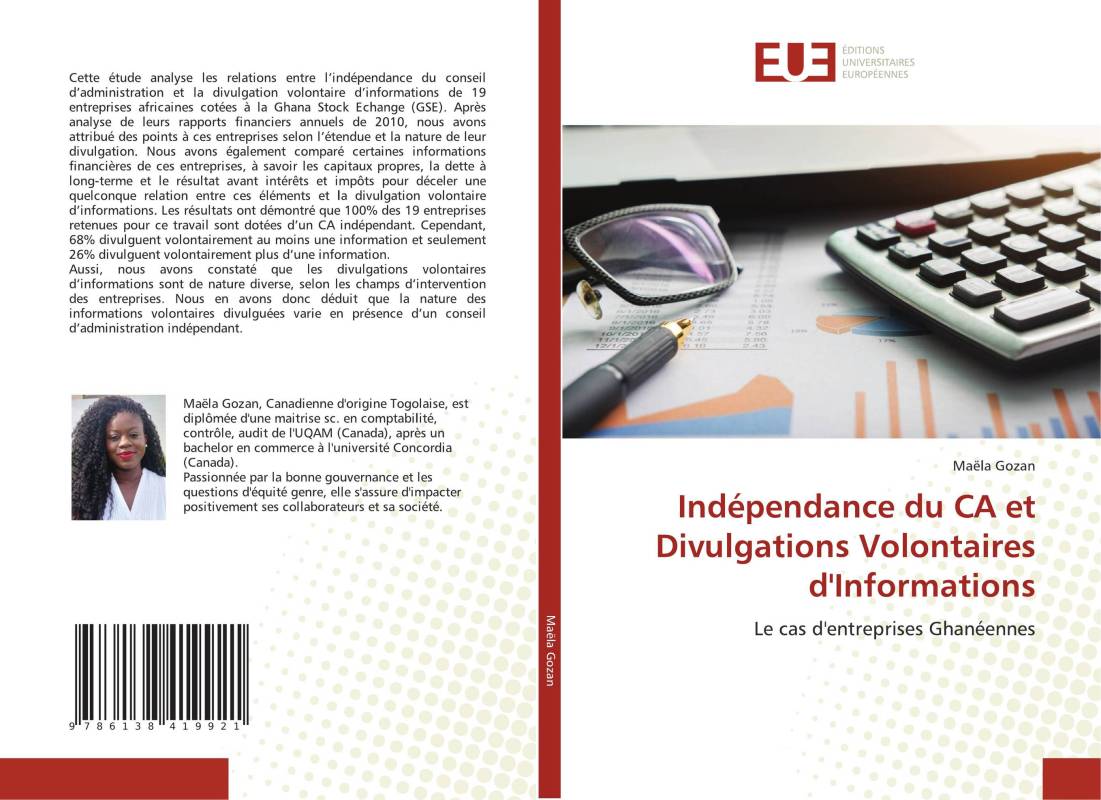 Indépendance du CA et Divulgations Volontaires d'Informations