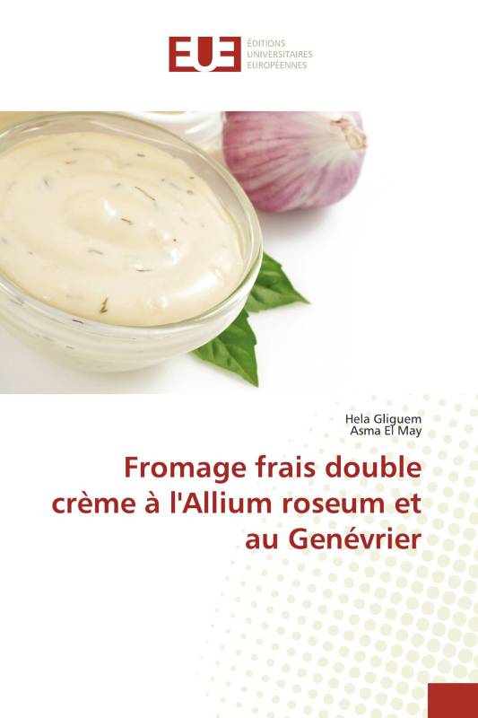 Fromage frais double crème à l'Allium roseum et au Genévrier