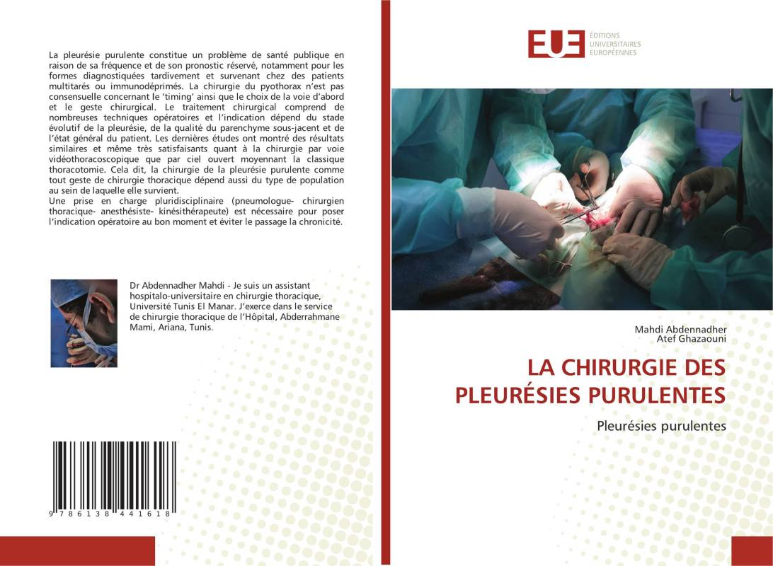 LA CHIRURGIE DES PLEURÉSIES PURULENTES