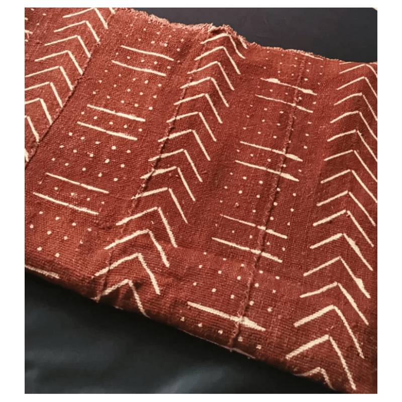 Tissu BOGOLAN MARRON Modèle 1 Mowpti