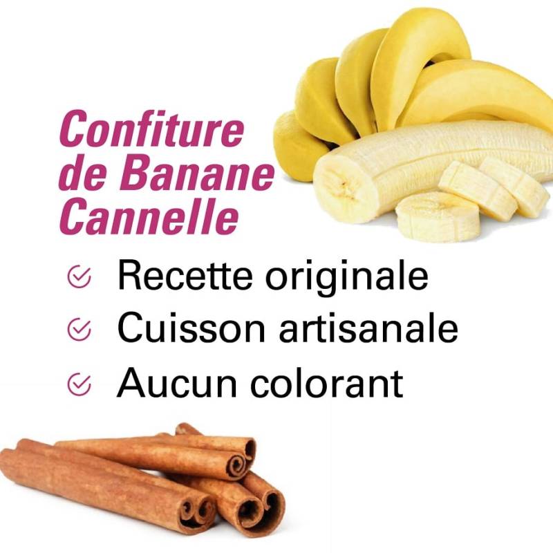 Confiture Banane Cannelle Ilanga Nature