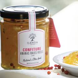 Confiture Ananas Baies Roses Ilanga Nature