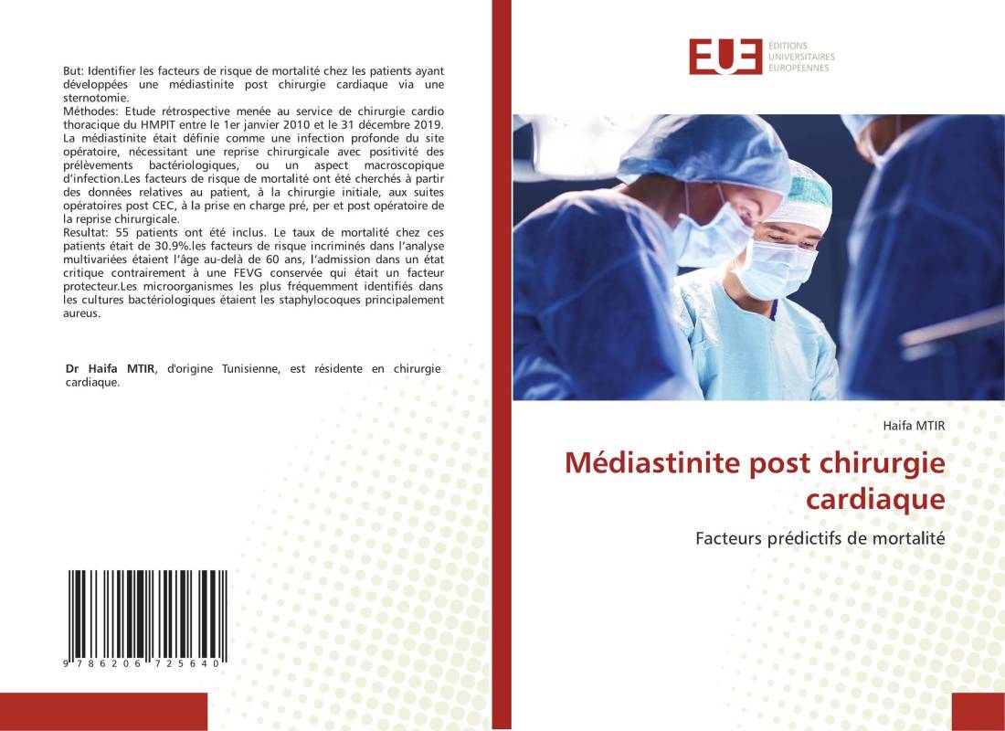 Médiastinite post chirurgie cardiaque