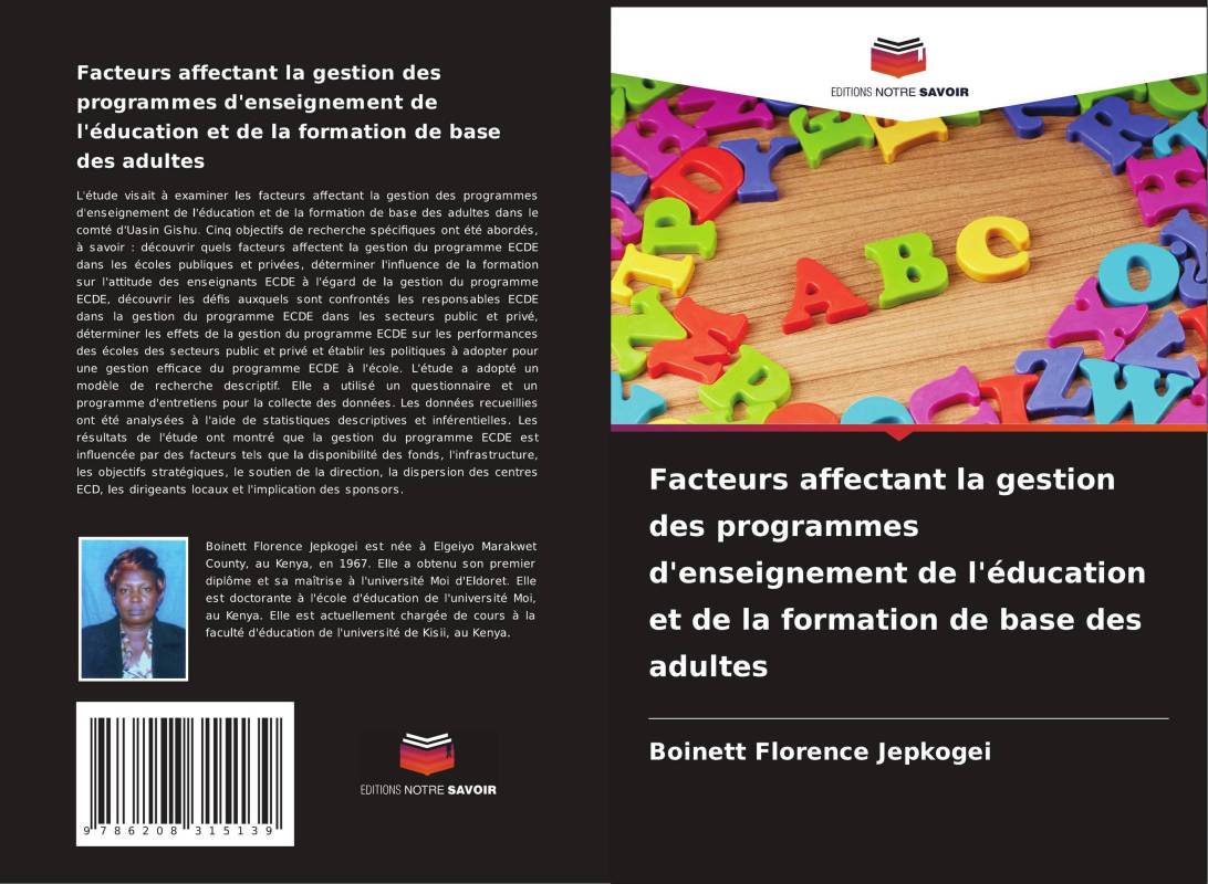 Facteurs affectant la gestion des programmes d'enseignement de l'éducation et de la formation de base des adultes