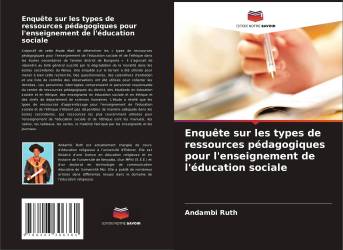 Enquête sur les types de ressources pédagogiques pour l'enseignement de l'éducation sociale