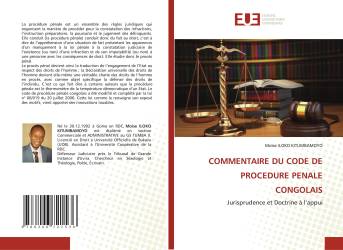 COMMENTAIRE DU CODE DE PROCEDURE PENALE CONGOLAIS