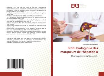 Profil biologique des marqueurs de l'hépatite B