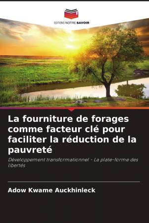 La fourniture de forages comme facteur clé pour faciliter la réduction de la pauvreté