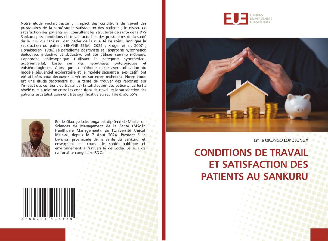 CONDITIONS DE TRAVAIL ET SATISFACTION DES PATIENTS AU SANKURU