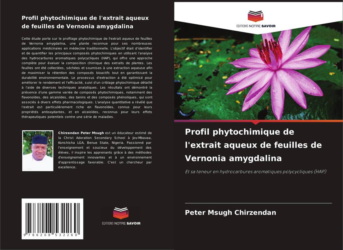 Profil phytochimique de l'extrait aqueux de feuilles de Vernonia amygdalina