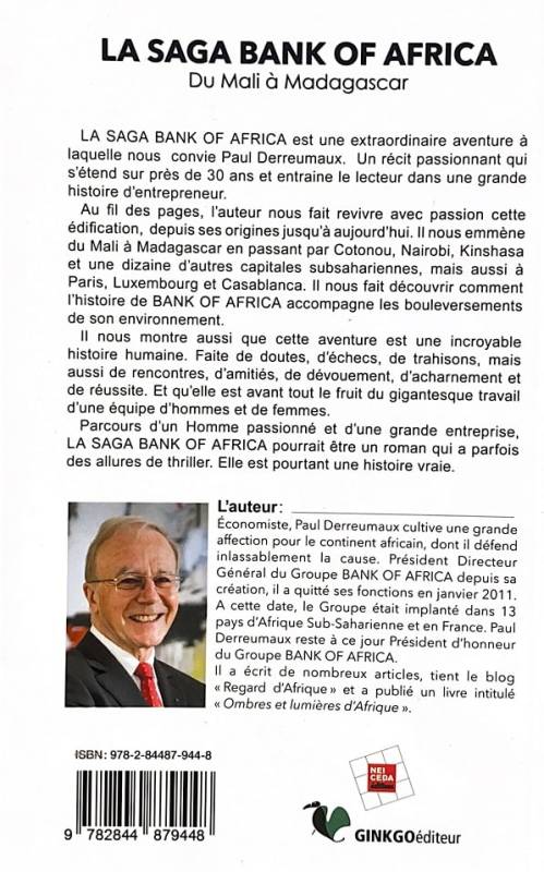 La Saga Bank of Africa. Du Mali au Sénégal Paul Derreumaux