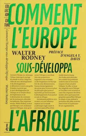 Comment l’Europe sous-développa l’Afrique Walter Rodney