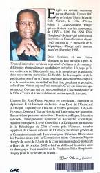 Côte d'Ivoire, naissance et devenir d'une nation. 1893 à nos jours. Ses forces et ses faiblesses René-Pierre Anouma