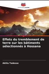 Effets du tremblement de terre sur les bâtiments sélectionnés à Hossana