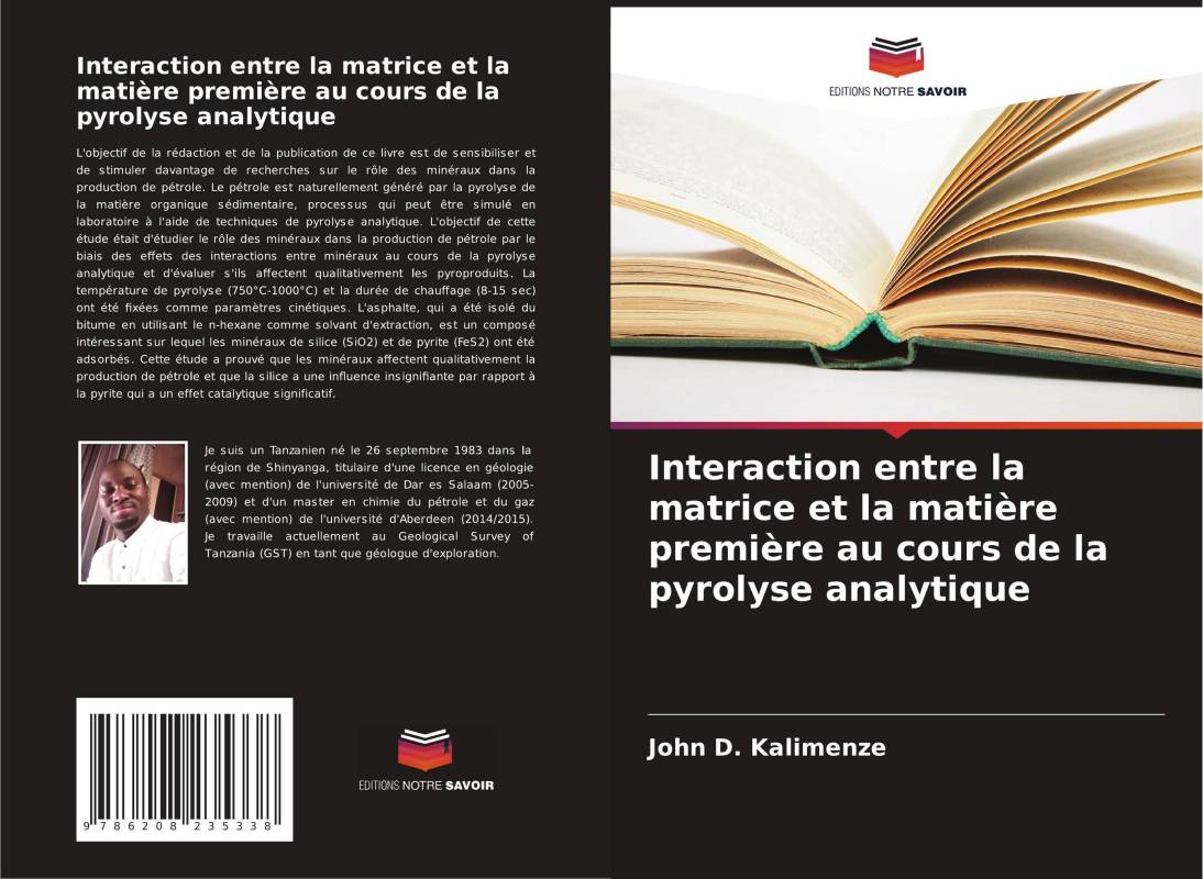 Interaction entre la matrice et la matière première au cours de la pyrolyse analytique
