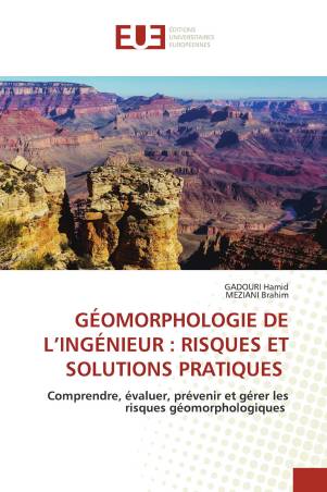 GÉOMORPHOLOGIE DE L’INGÉNIEUR : RISQUES ET SOLUTIONS PRATIQUES