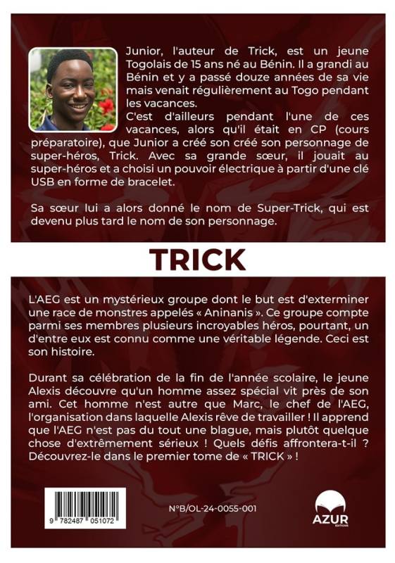 Trick. Tome 1 Prince Sethson Junior Sethson