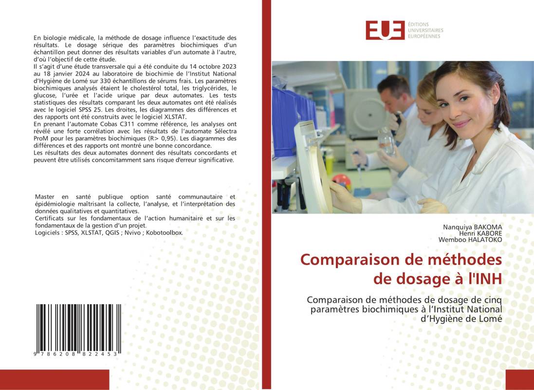 Comparaison de méthodes de dosage à l'INH