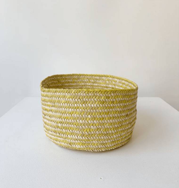 Petite corbeille FATI couleur jaune Ombre Claire Petite corbeille FATI couleur jaune Ombre Claire