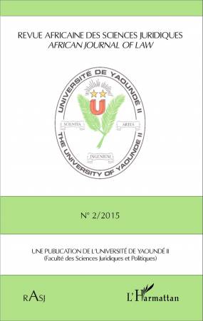 Revue africaine des sciences juridiques n° 2 /2015