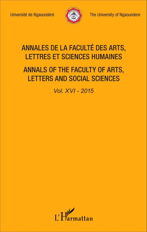 Annales de la faculté des arts, lettres et sciences humaines