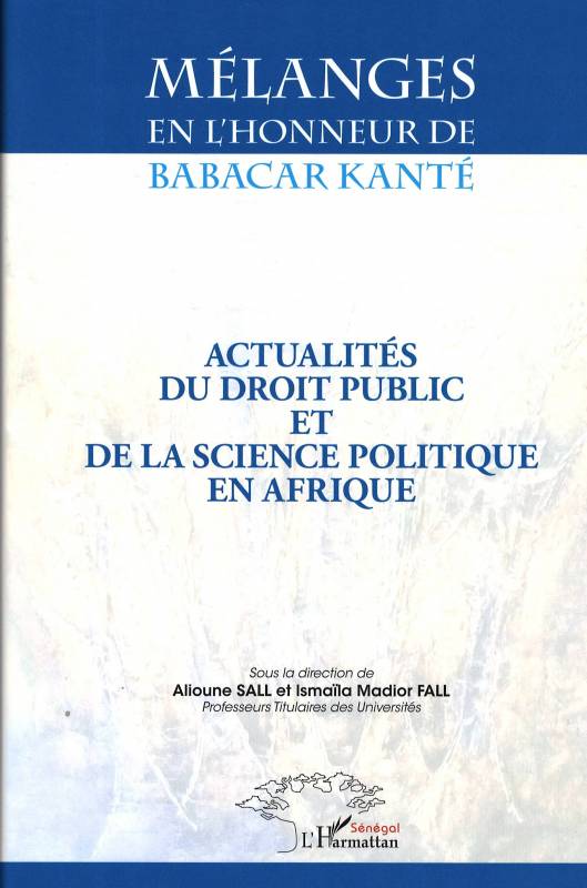 Mélanges en l'honneur de Babacar Kanté
