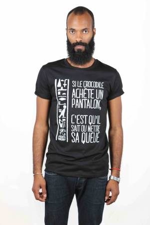 T-shirt LE CROCODILE - Collection Afrikanista
