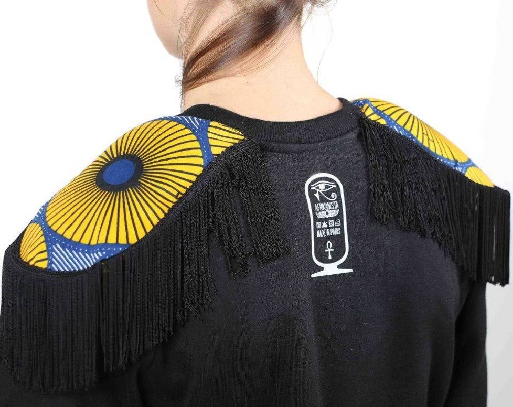 Sweat-shirt LES LIONS & LES HISTORIENS - Collection Afrikanista
