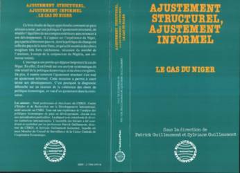 Ajustement structurel, ajustement informel. Le cas du Niger