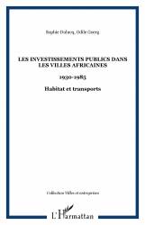 Les investissements publics dans les villes africaines